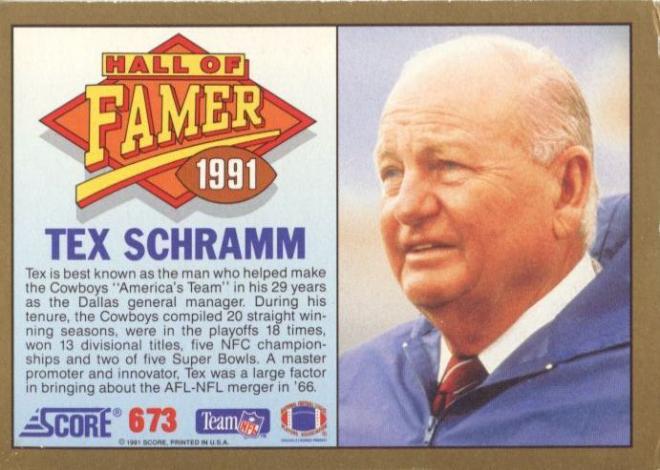 Tex Schramm Net Worth