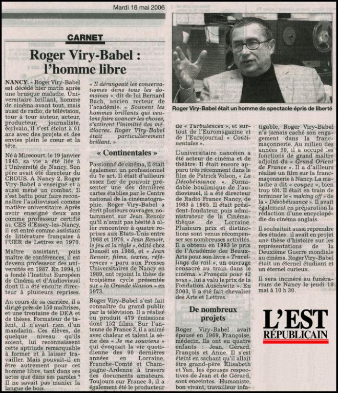 Roger Viry-Babel Net Worth